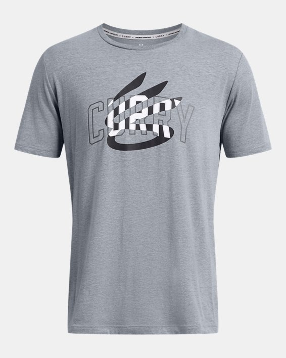 Men's Curry Champ Mindset T-Shirt in Gray image number 2